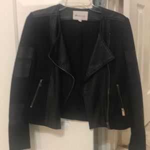 Faux leather jacket